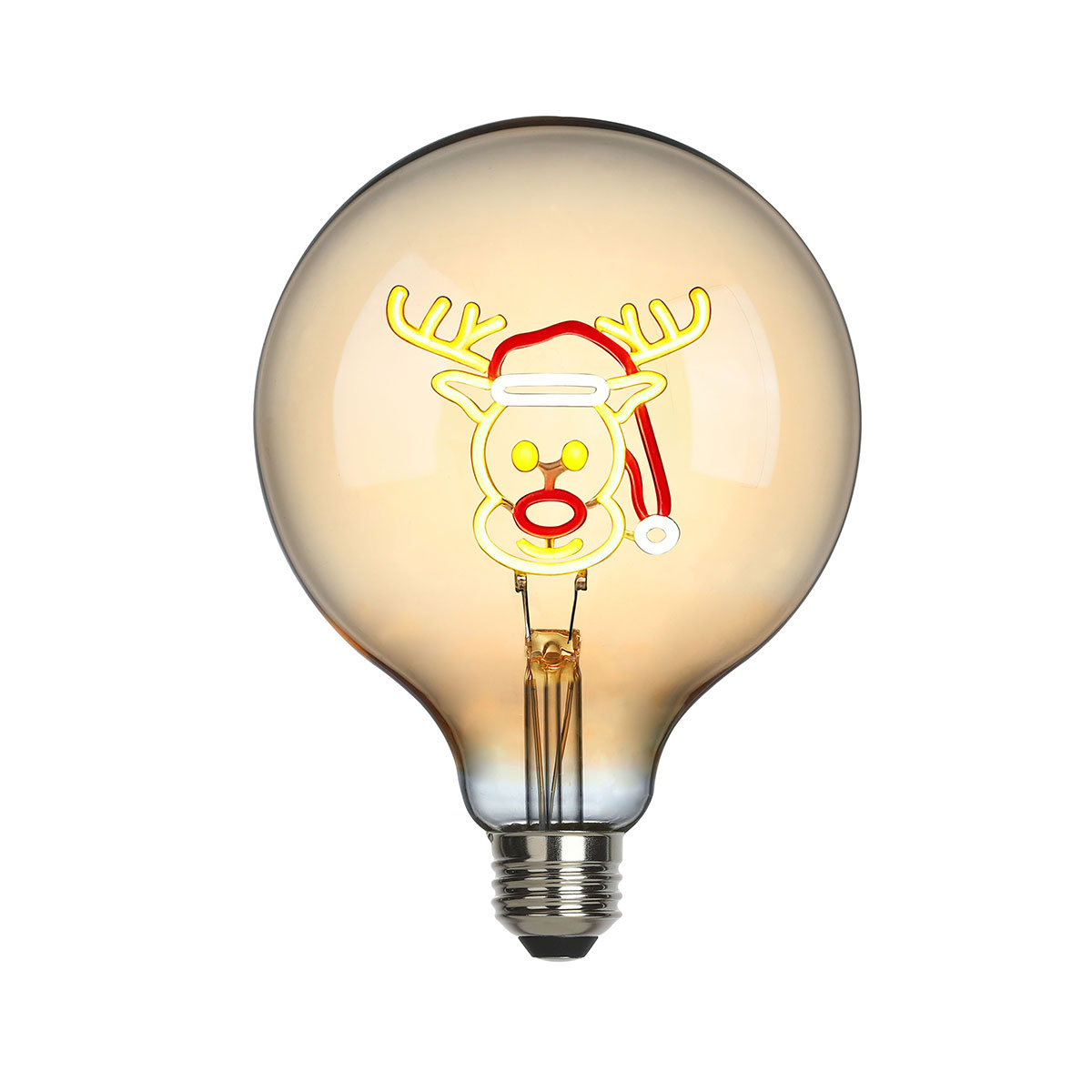 Dancer LED Filament Globelampe E27 Amber, 1,5 W 2000 K