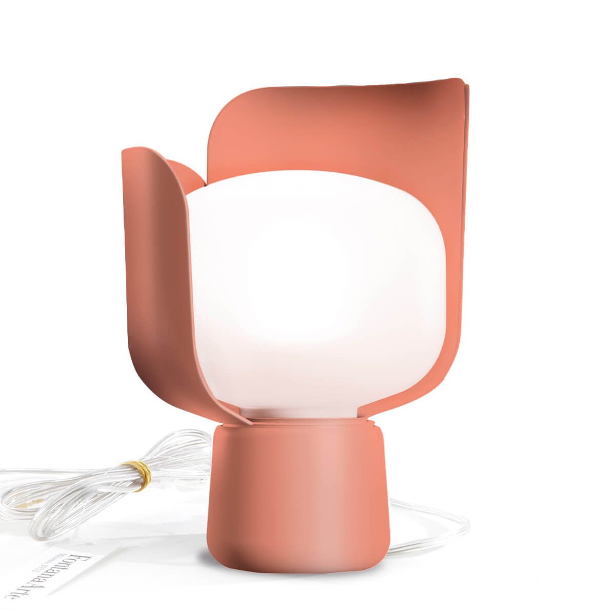 Fontana Arte Blom Tischleuchte, Lachs