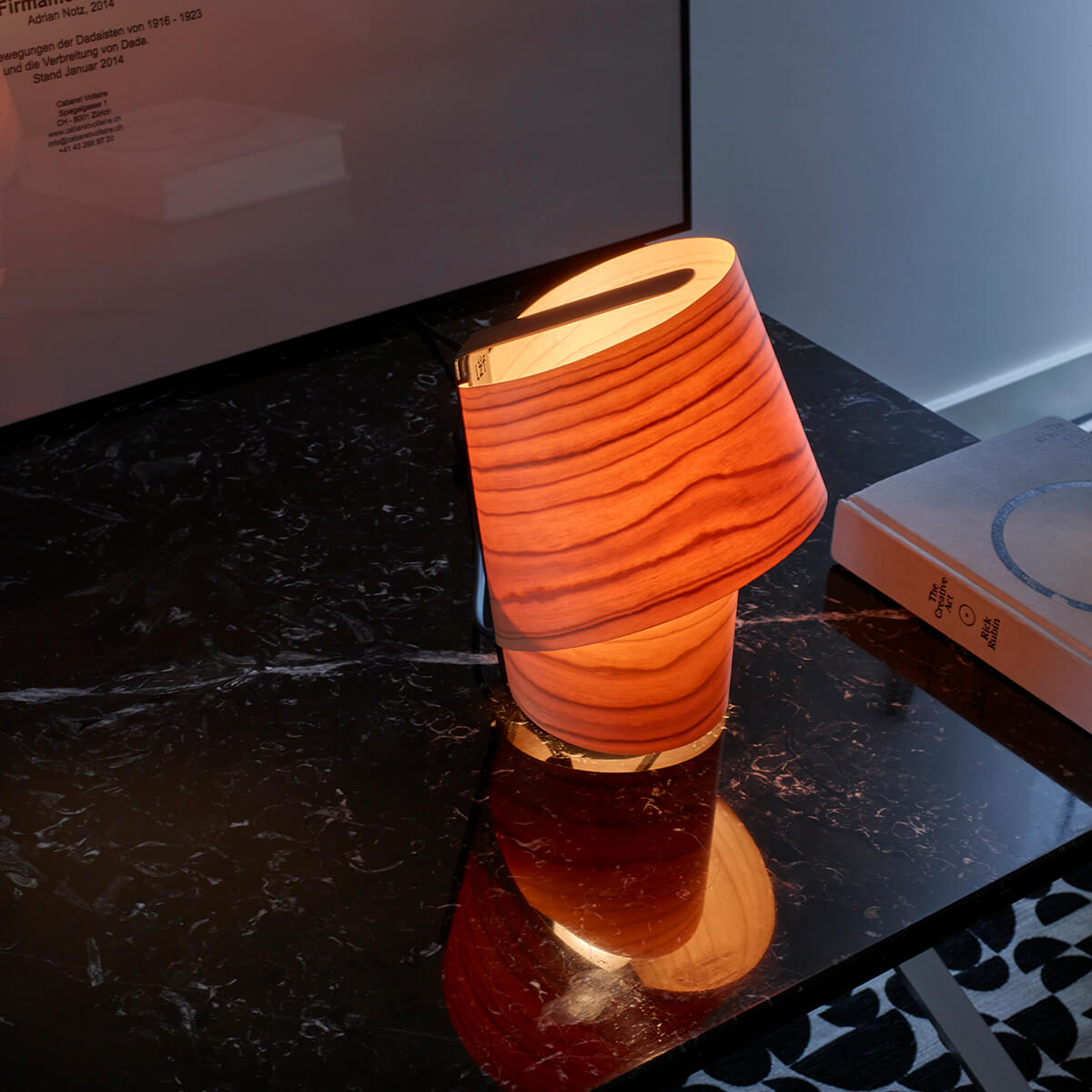 LZF Lamps Tiny Tischleuchte, Kirsche