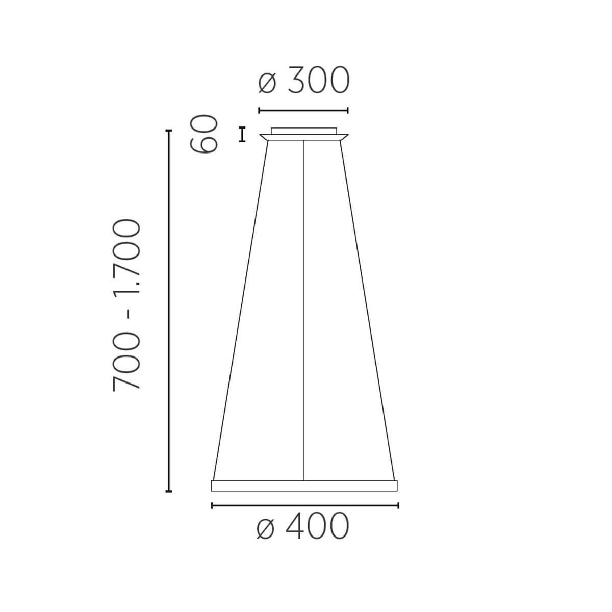 Svea-L40 LED Pendelleuchte