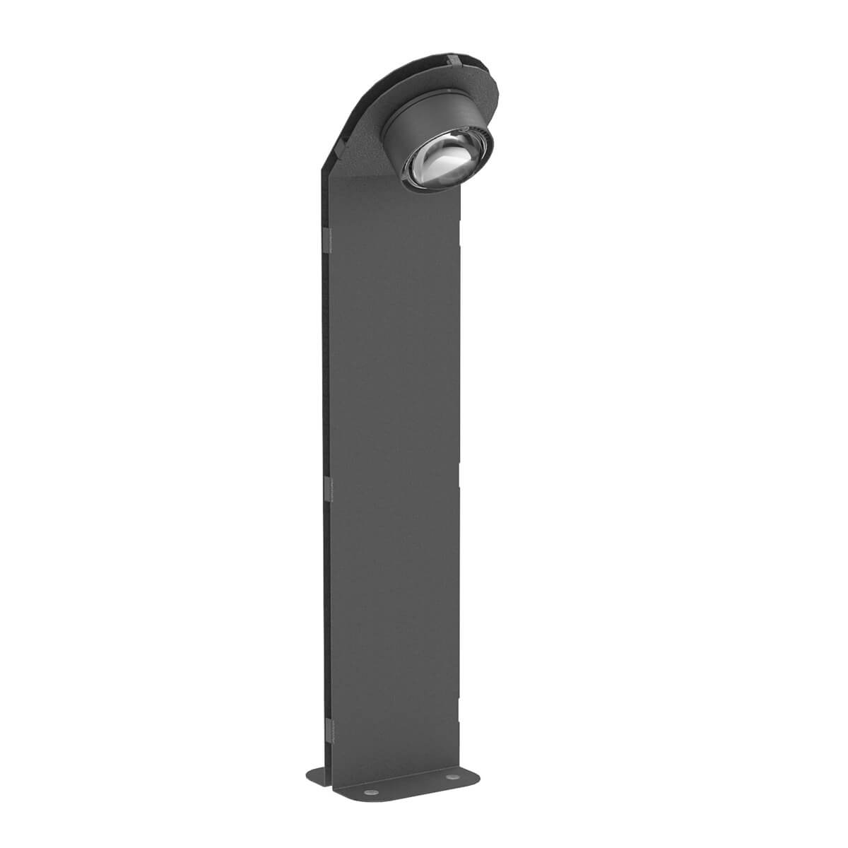 Top Light Puk Mini Way II LED Pollerleuchte, Gehäuse, anthrazit matt feinstrukturiert, mit Linse klar (nicht inbegriffen)