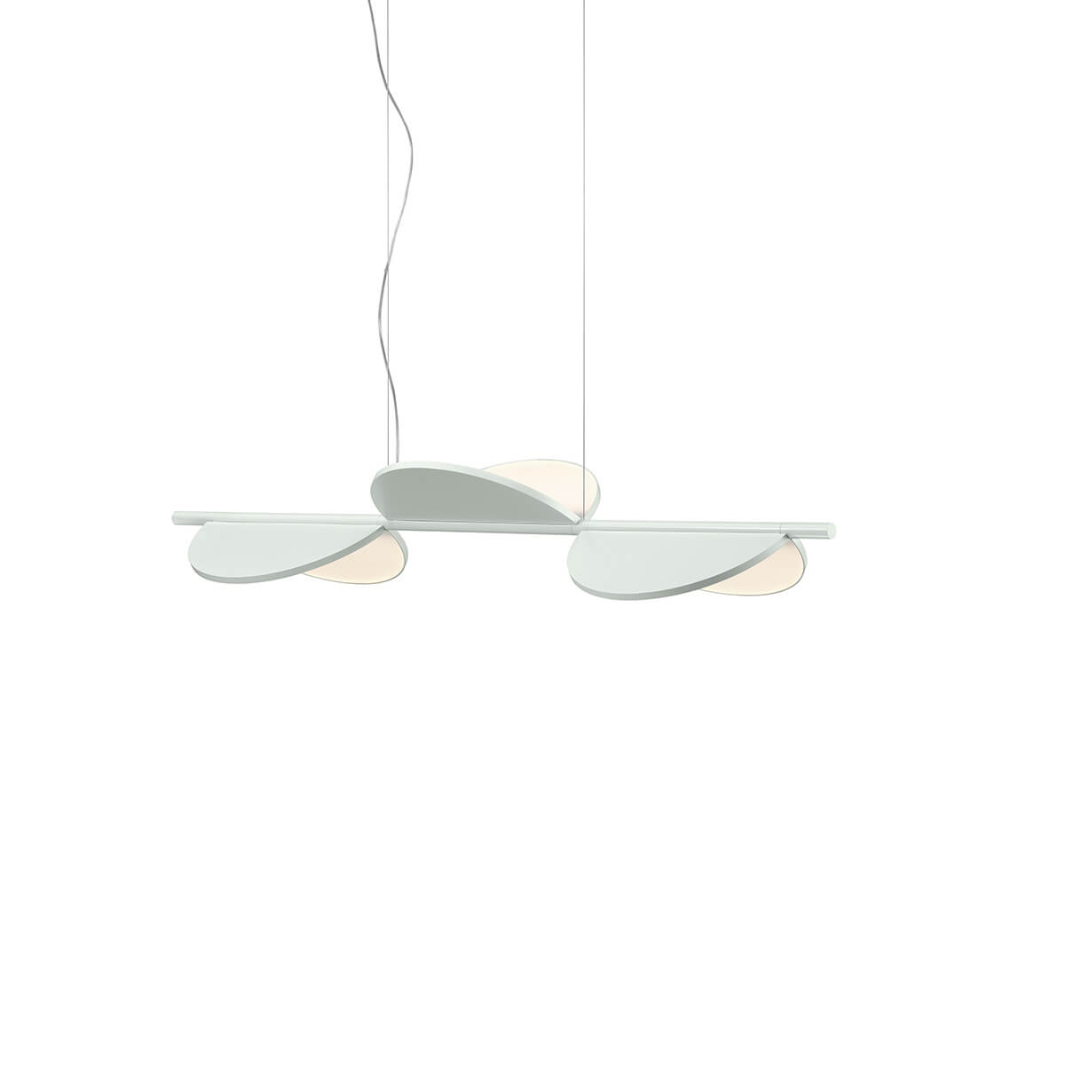 Flos Almendra Linear S3 LED Pendelleuchte, off-white matt (cremeweiß) (©Flos)