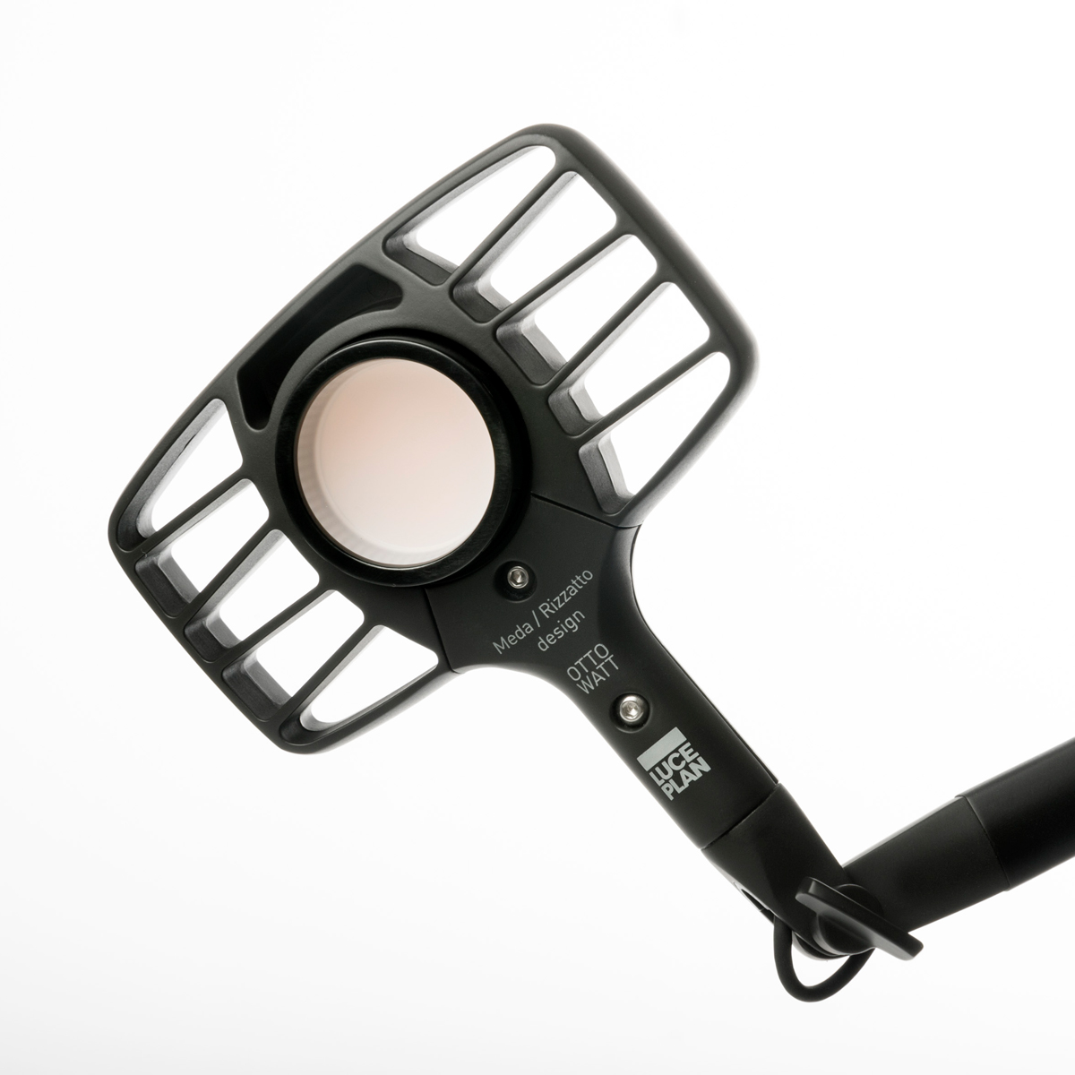 Luceplan Otto Watt Parete, soft-touch schwarz