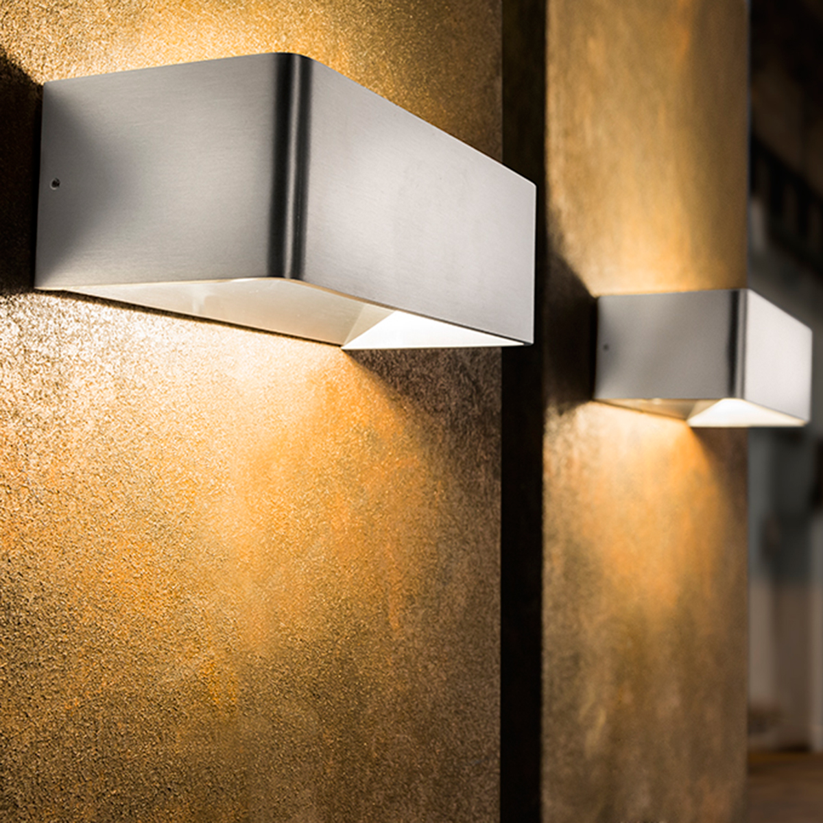 MyLight Mainz LED Wandleuchte, Aluminium (Abbildung zeigt zwei Leuchten)