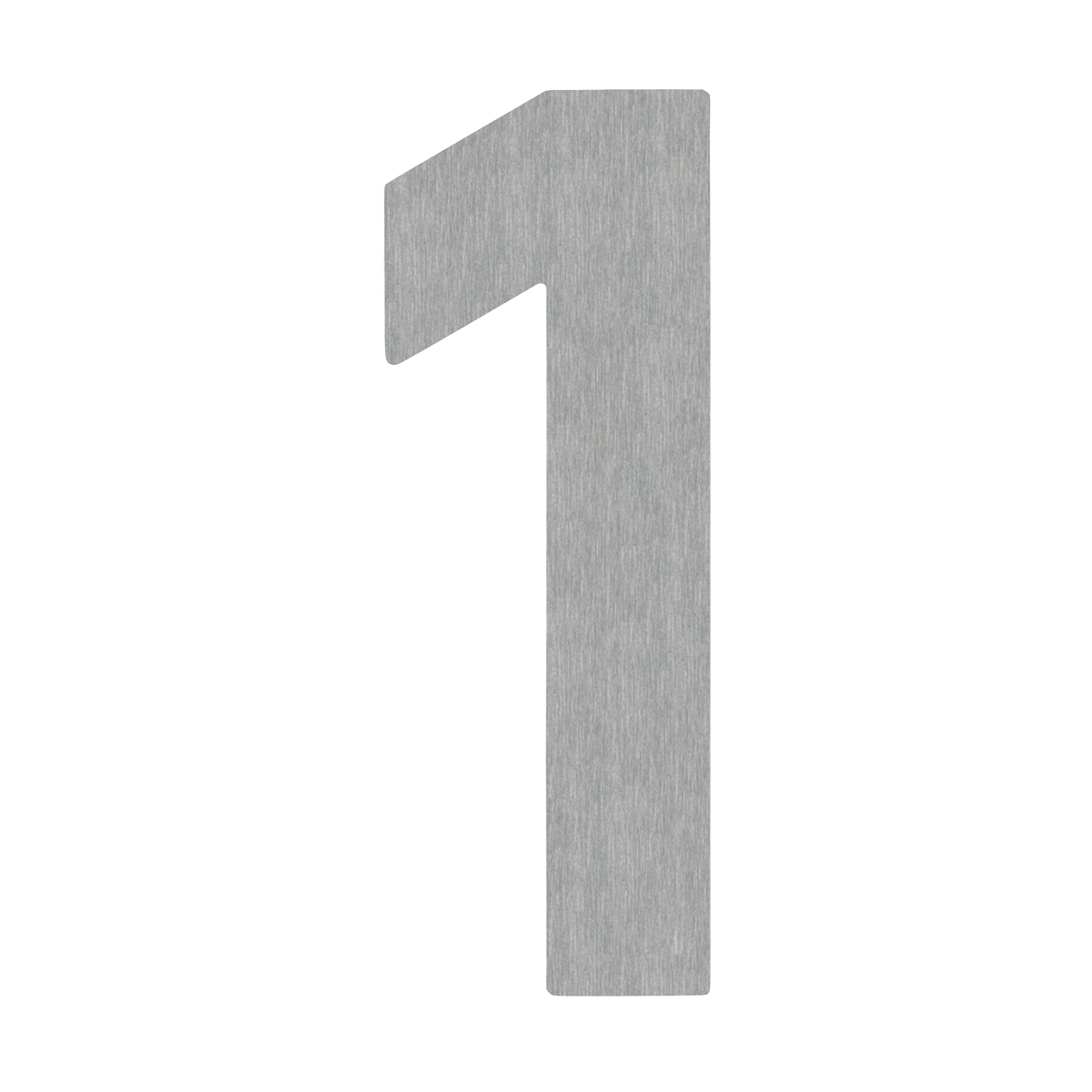 Number 1, stainless steel