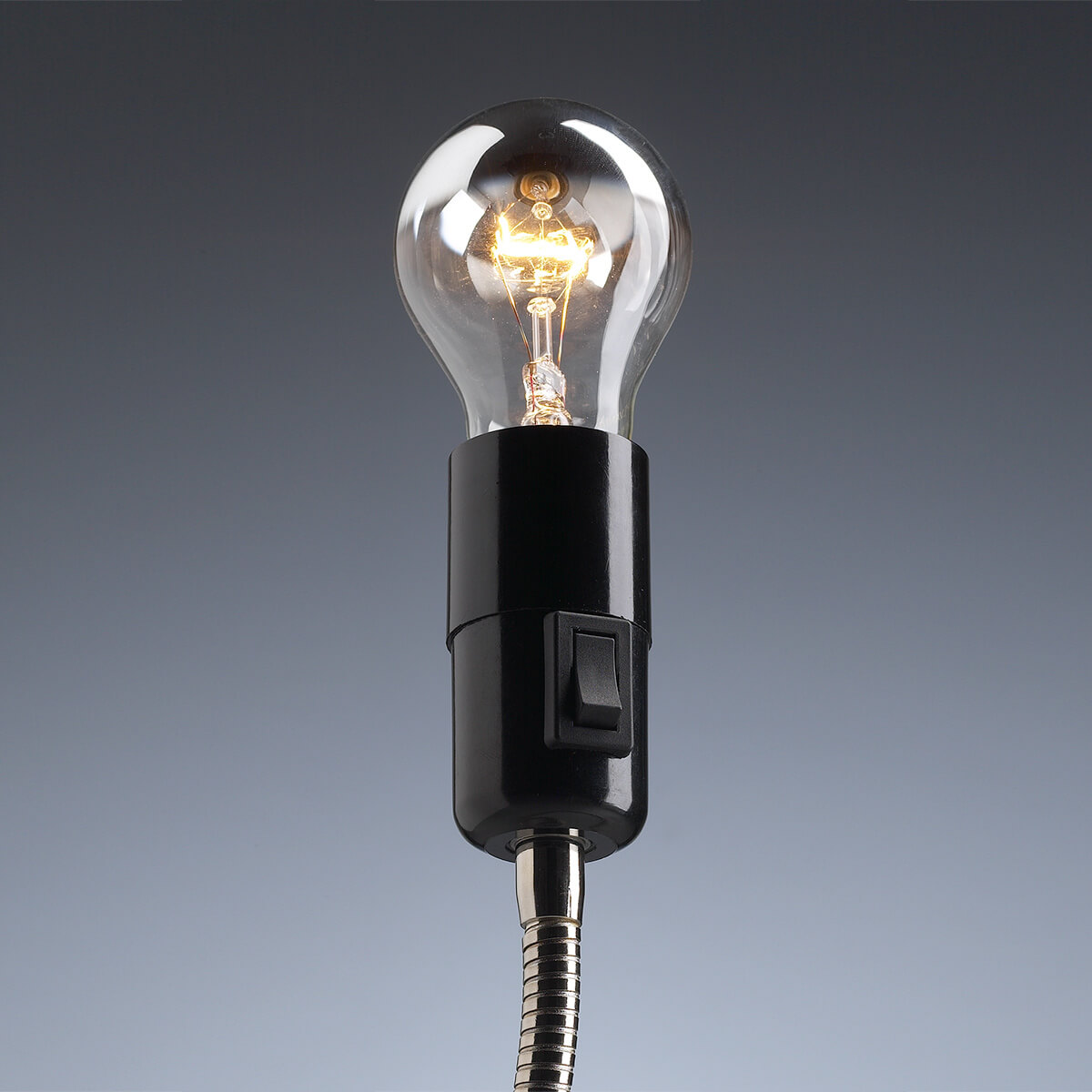 Tecnolumen Lightworm Tischleuchte, vernickelt, Lampenfassung