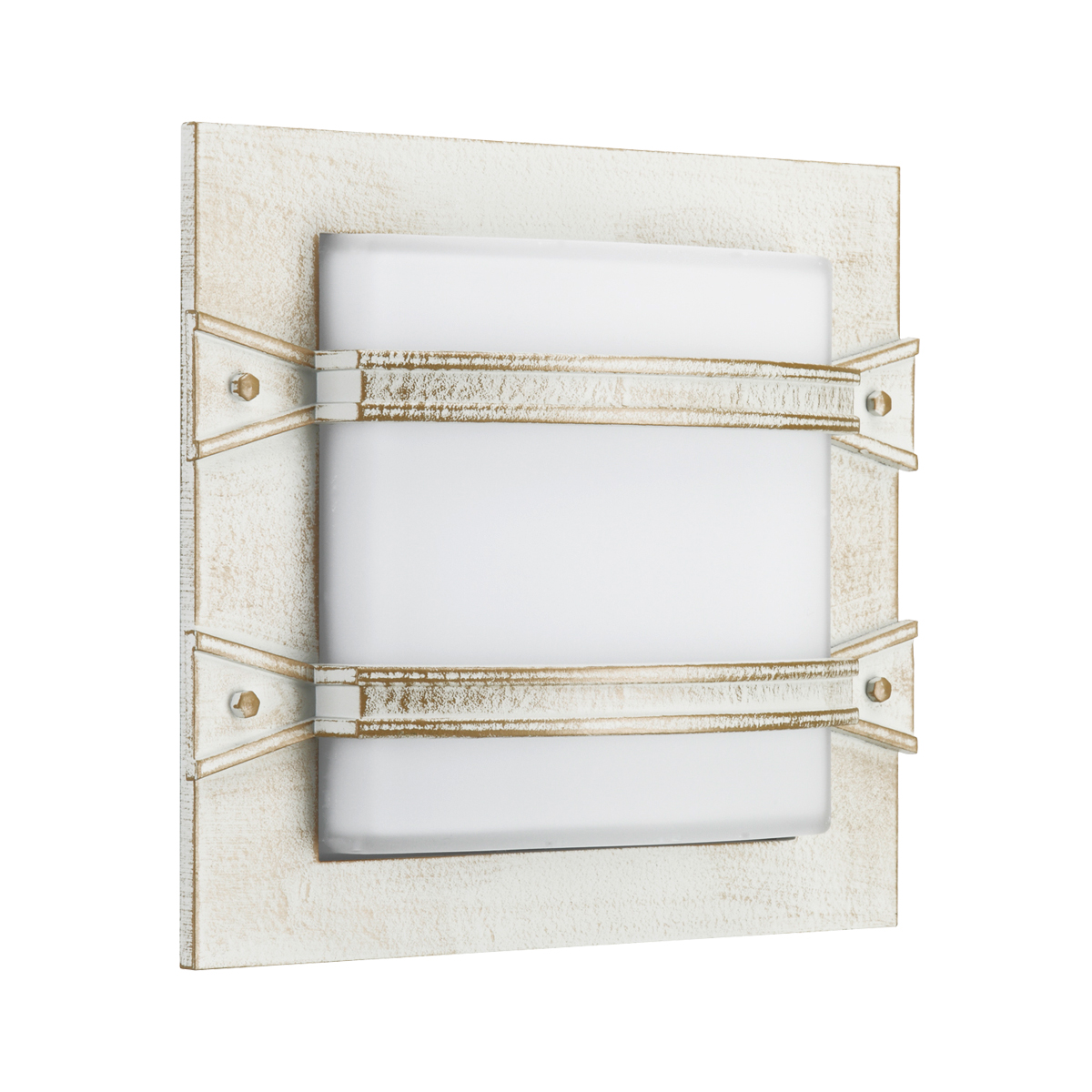 Albert Leuchten 6262 Außenwandleuchte, weiß-gold