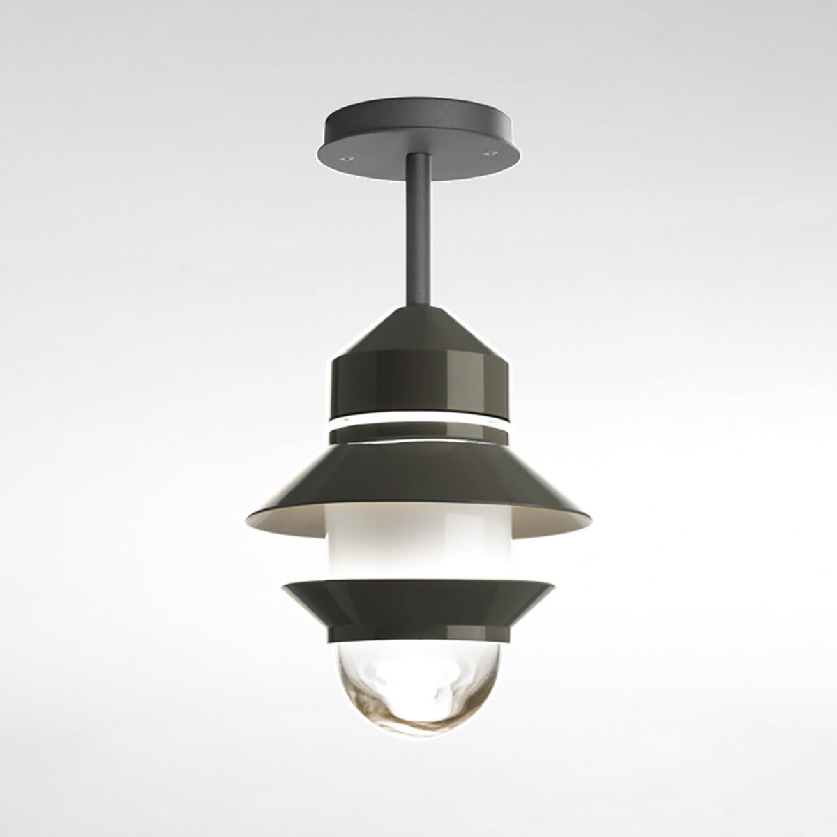 Marset Santorini C Deckenleuchte, Schirme: grau