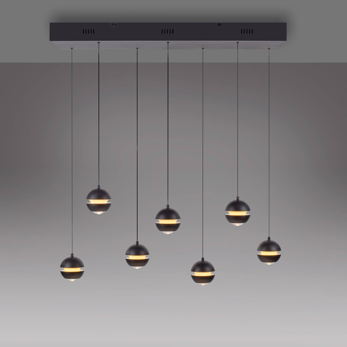 Lini LED Pendelleuchte, 7-flg.
