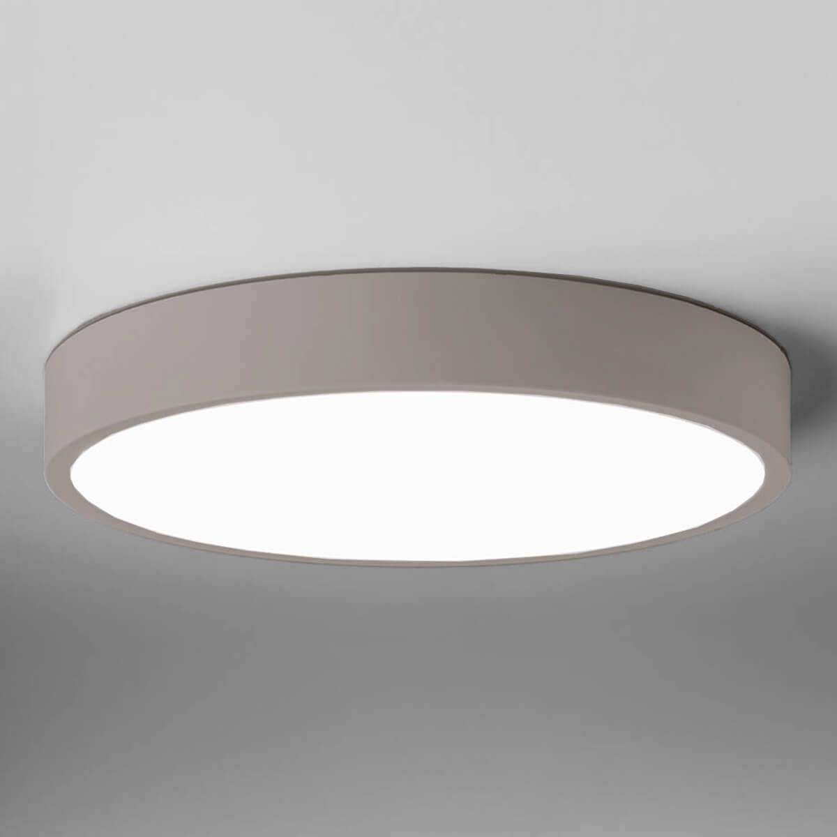 LupiaLicht Renox XLD LED Deckenleuchte, Nickel matt (Farbdarstellung kann vom Original abweichen)