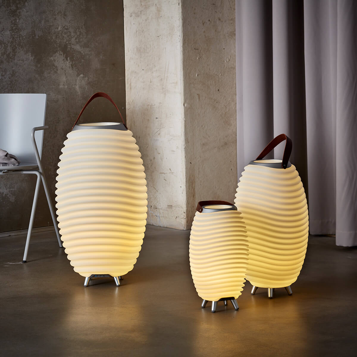 Synergy 2.0 LED Akkuleuchte, Bluetooth Lautsprecher & Weinkühler