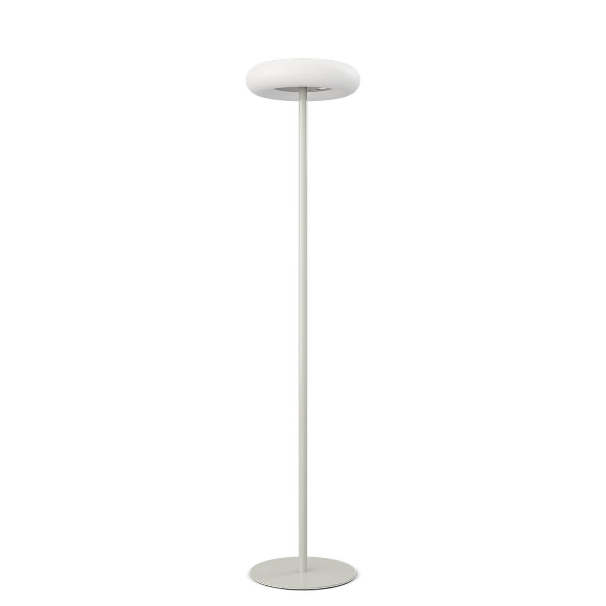 Belux Oto-01 LED Leseleuchte, zementgrau glänzend