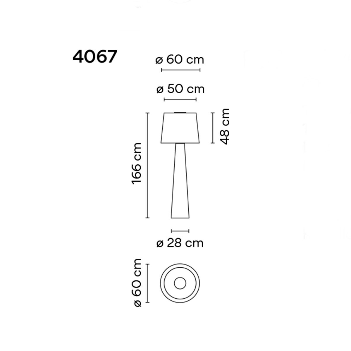 Vibia Wind 4067 Outdoor LED Stehleuchte