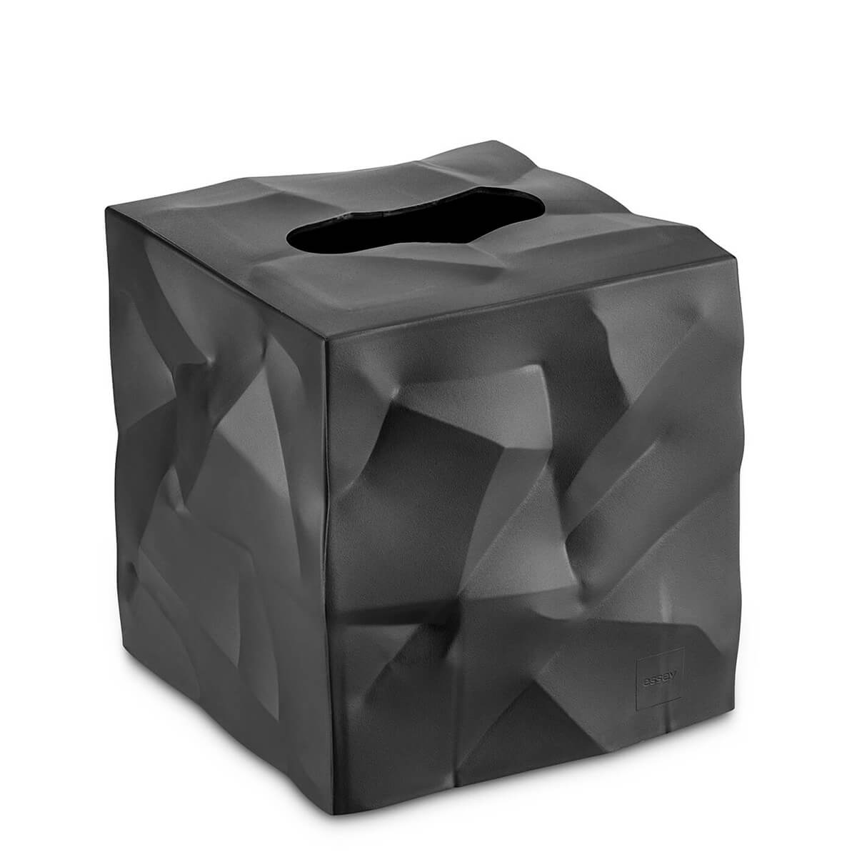 Essey Wipy Cube I Kosmetiktücher-Box & Tuchspender, schwarz