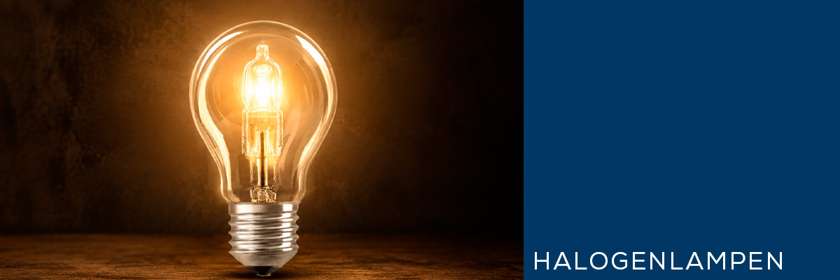 Kategoriebanner Leuchtmittel Halogenlampen
