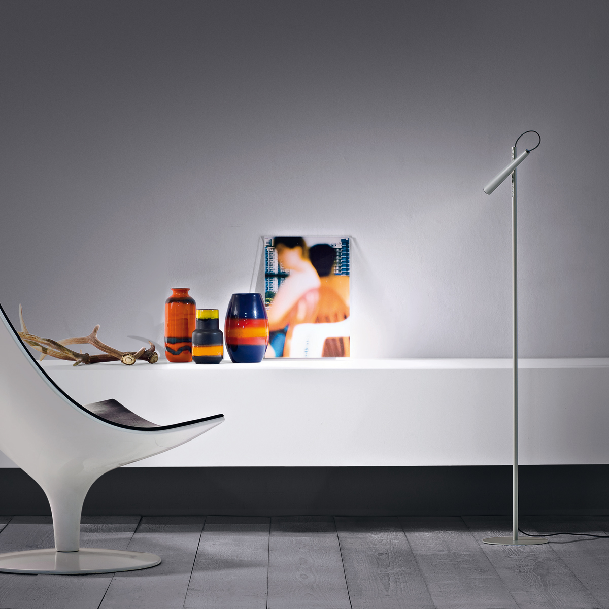 Foscarini Magneto LED Terra, bianco (weiß)