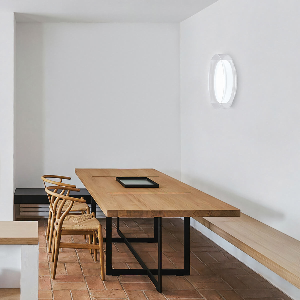 Peill+Putzler Cyla LED Wand- / Deckenleuchte, Ø: 33 cm, Klarglas