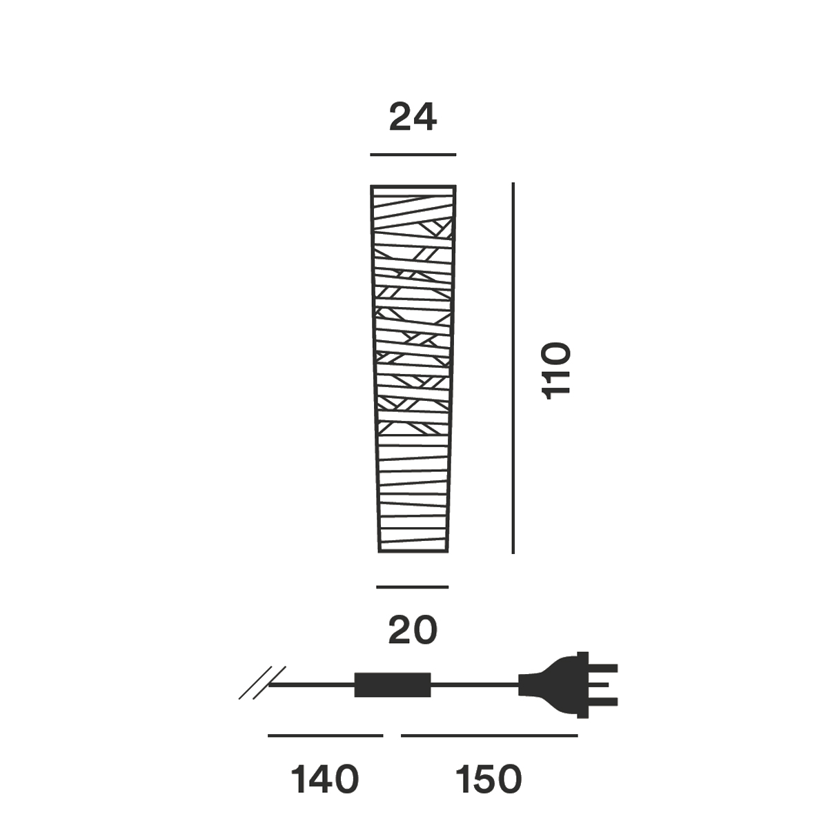 Foscarini Tress Media Terra