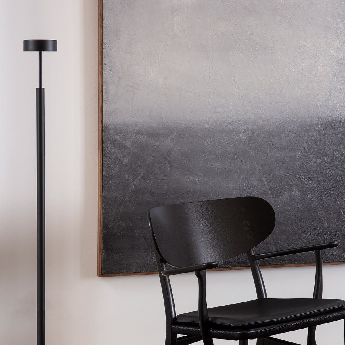 Milan Peak LED Stehleuchte, Höhe: 170 cm, schwarz matt