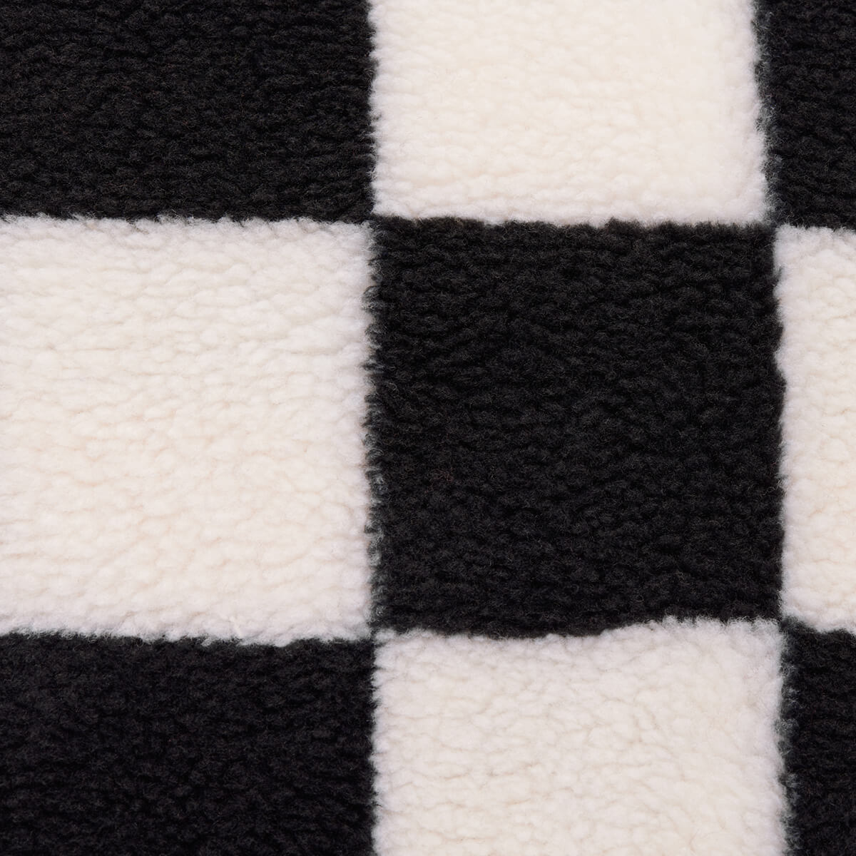 Fatboy Square Pillow Teddy Chess Kissen, schwarz-ecru
