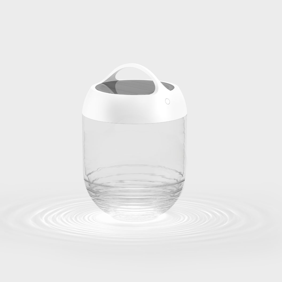 IP44.DE Aqu M LED Solar- / Akkuleuchte, pearl white (weiß)