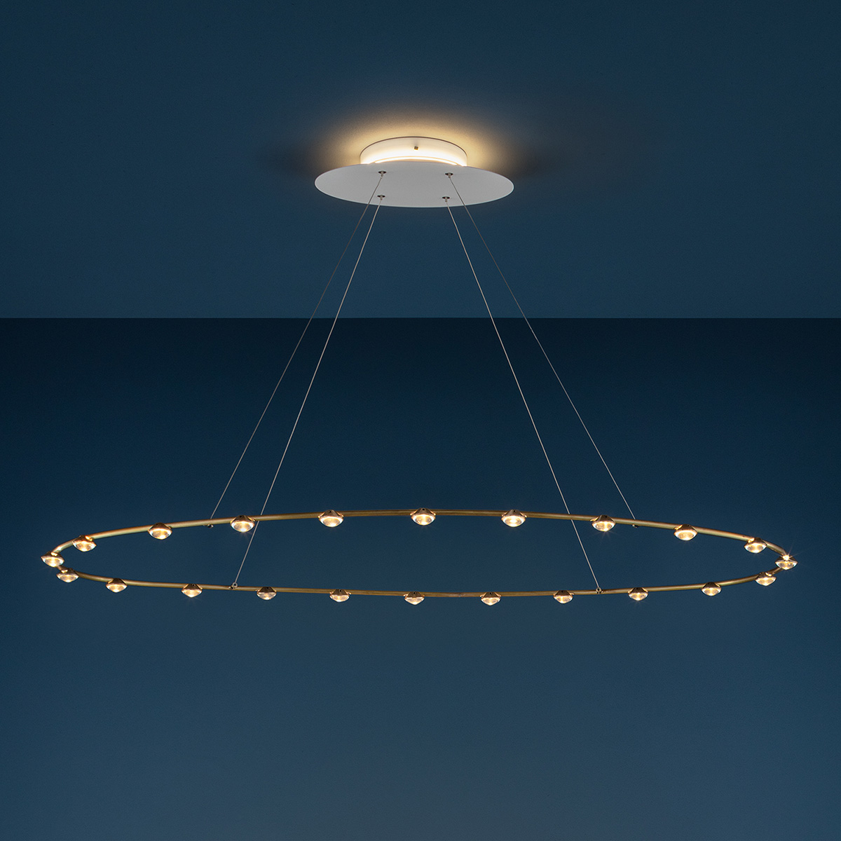 Catellani & Smith Petites Lentilles LED Pendelleuchte, Messing (Foto: Nava-Rapacchietta)