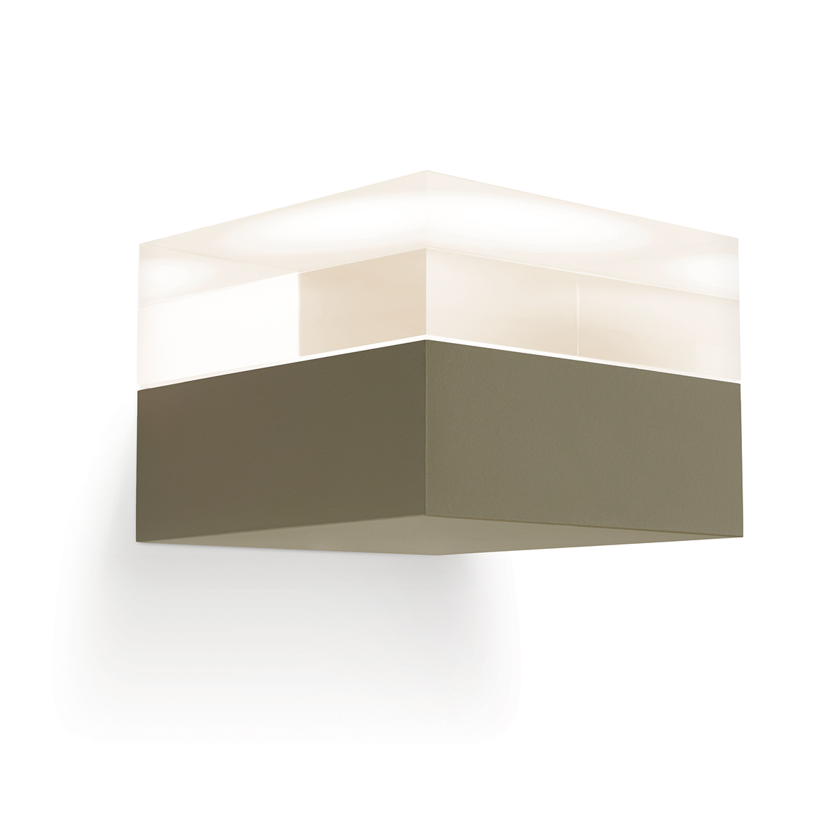 Cini & Nils Roma LED Parete, graubraun dunkel