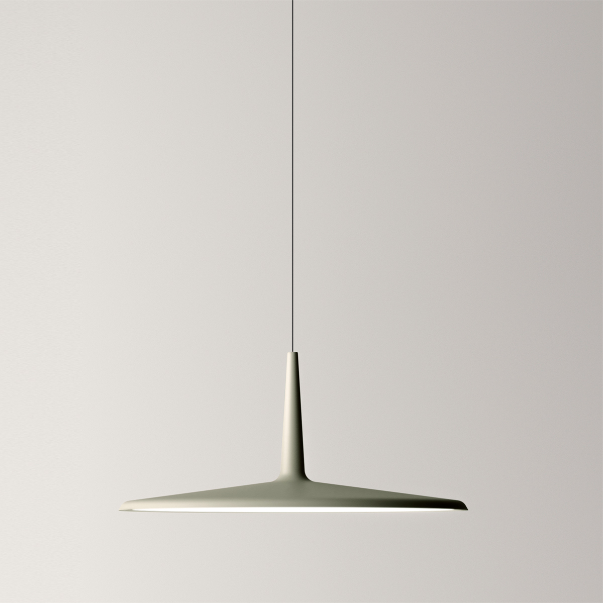 Vibia Skan 0270 LED Pendelleuchte, grün matt