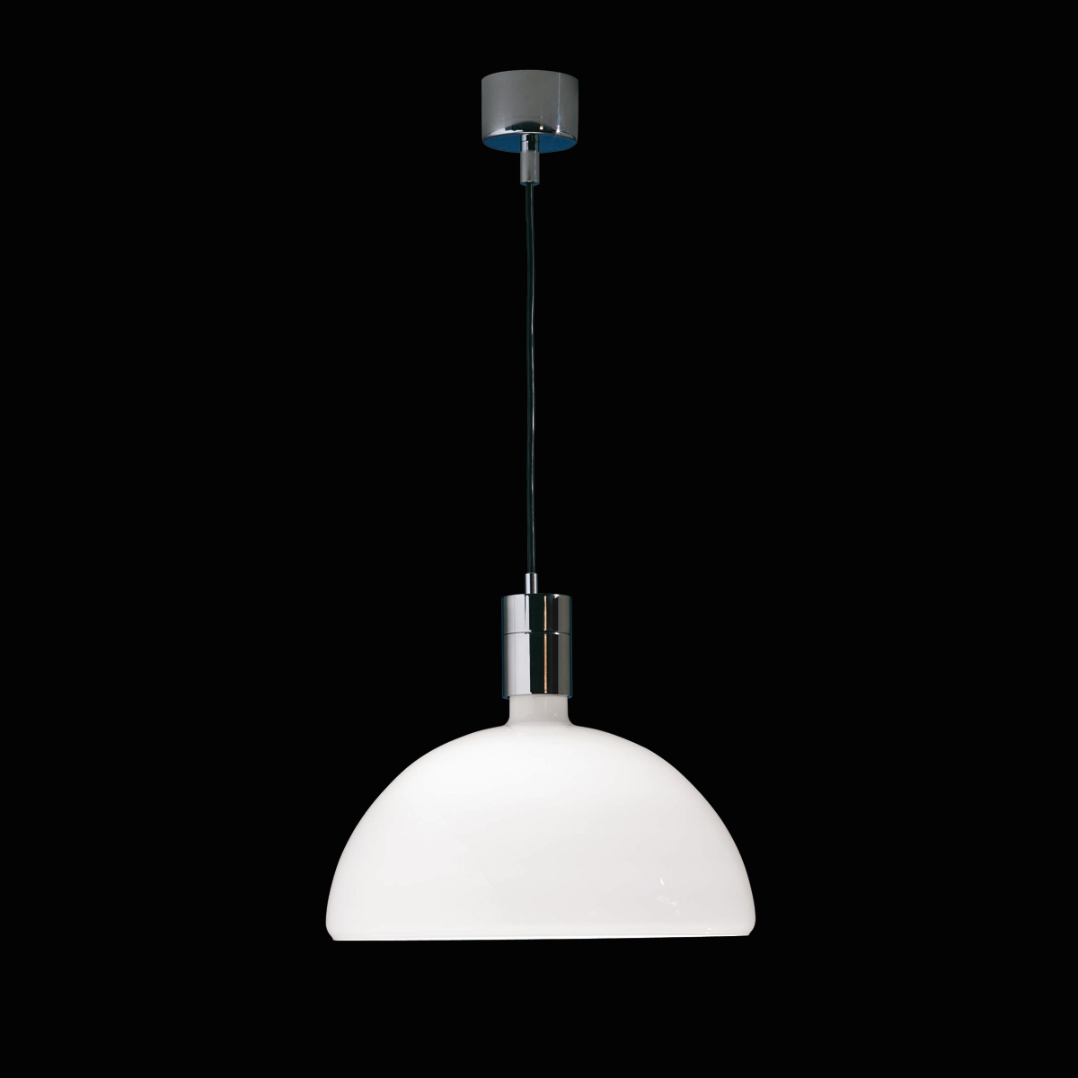 Nemo AM4C Sospensione, Chrom/Glas opalweiß AM4C Sospensione