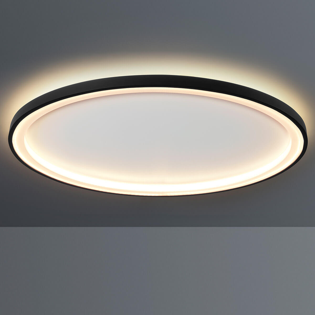 Escale Loud LED Wand- / Deckenleuchte, Ø: 65 cm, mit Casambi-Modul, schwarz