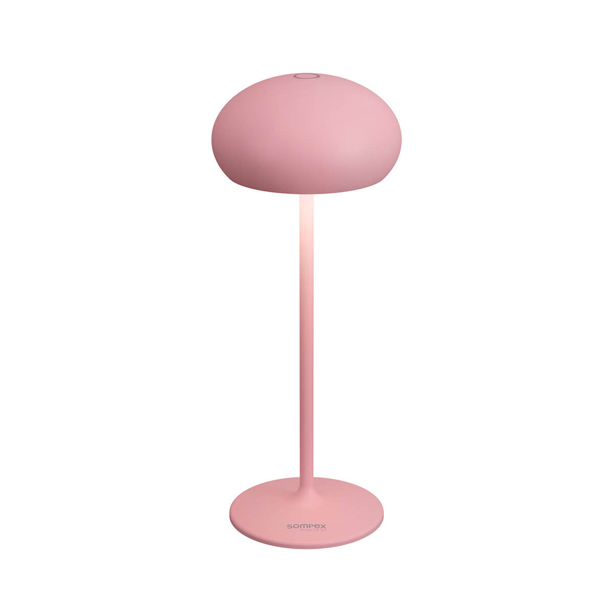 Sompex Pebble LED Akkuleuchte, rosa
