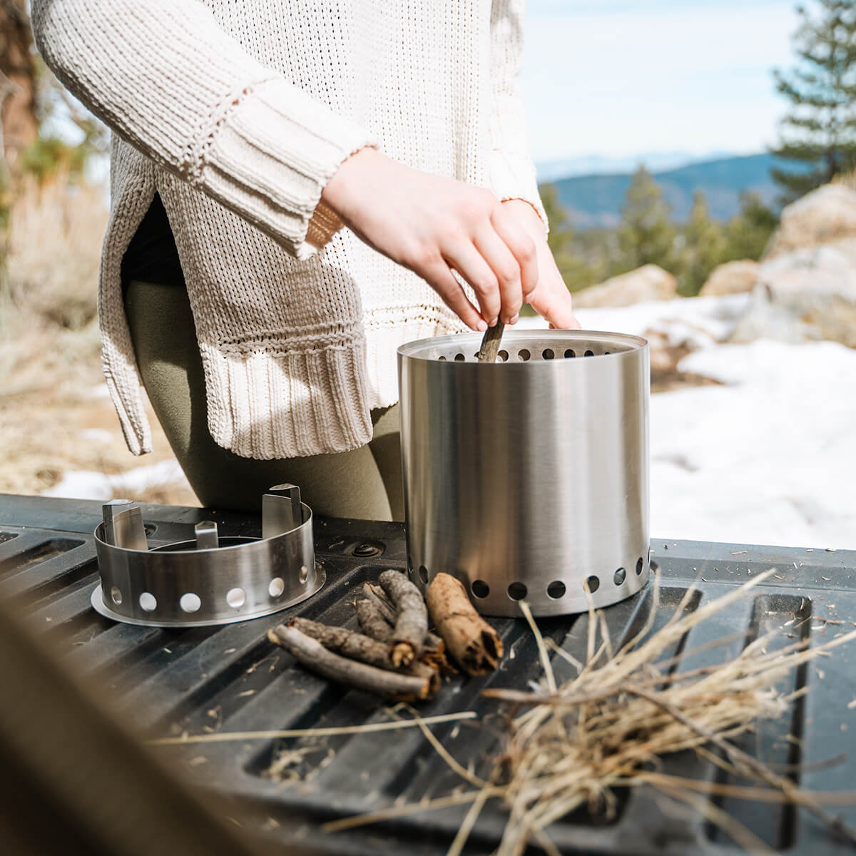 Solo Stove Campfire Campingkocher, Edelstahl