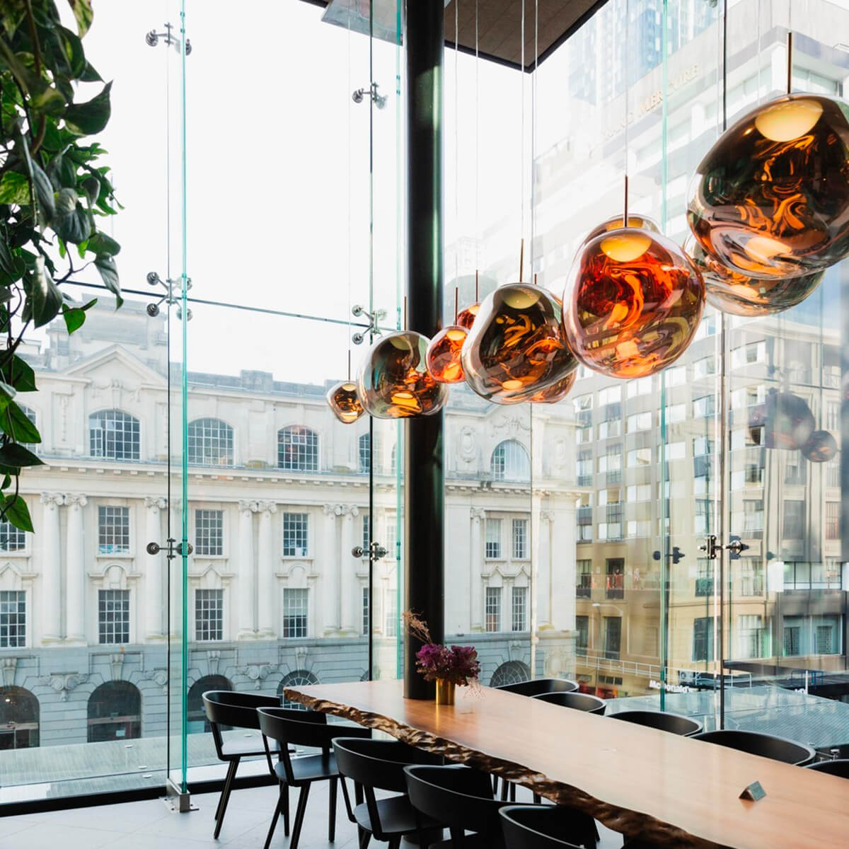 Tom Dixon Melt LED Pendelleuchte, Kupfer