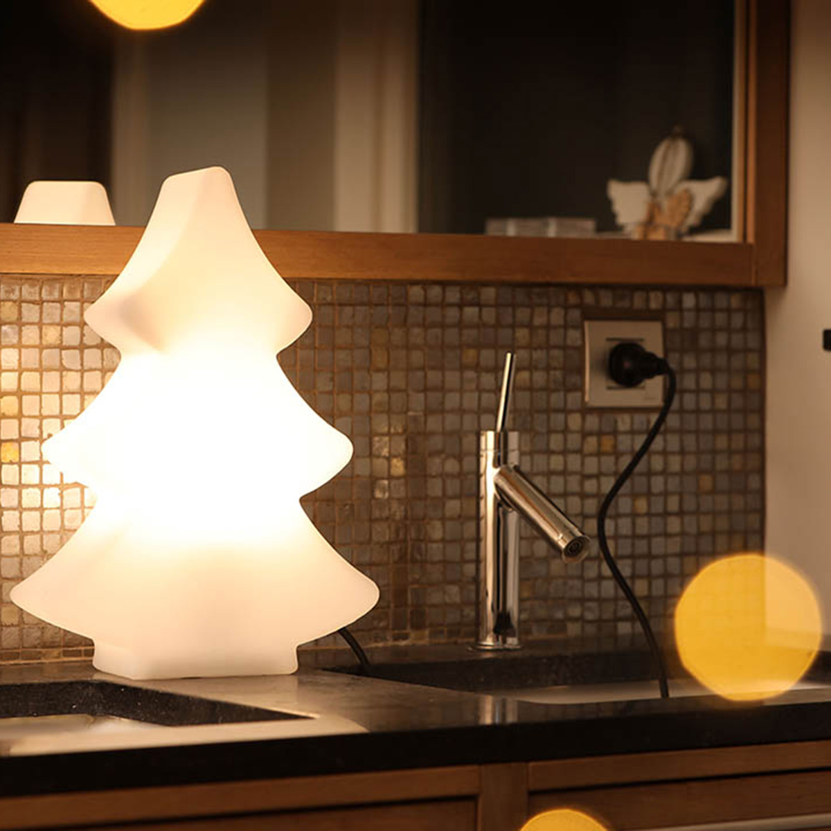 8 seasons design Shining Tree Dekoleuchte, weiß