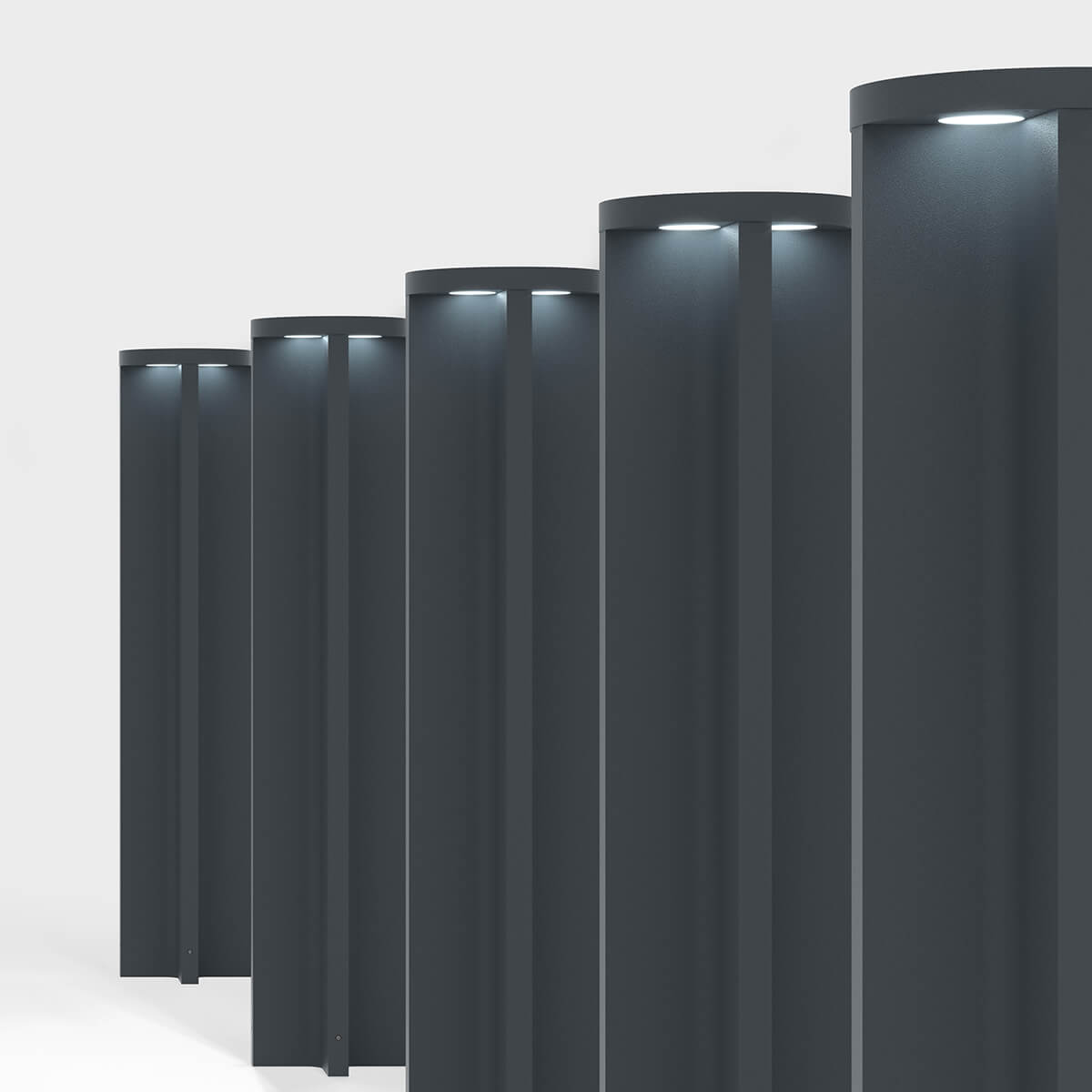 IP44.DE Mir R 70 LED Pollerleuchte, anthracite (anthrazit)