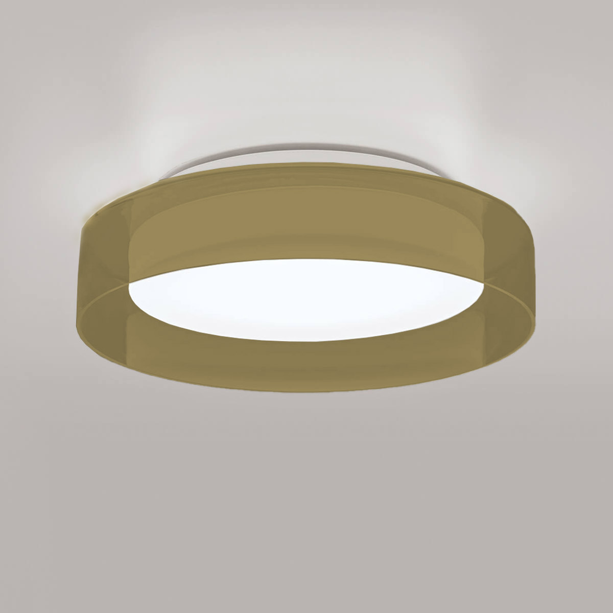 Peill+Putzler Cyla LED Wand- / Deckenleuchte, Ø: 40 cm, bernstein (die gezeigte Farbe kann vom Original leicht abweichen)