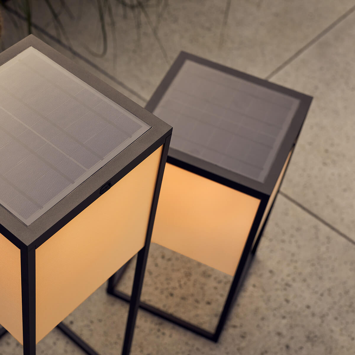 Fil LED Solarleuchte, Dim-to-Amber
