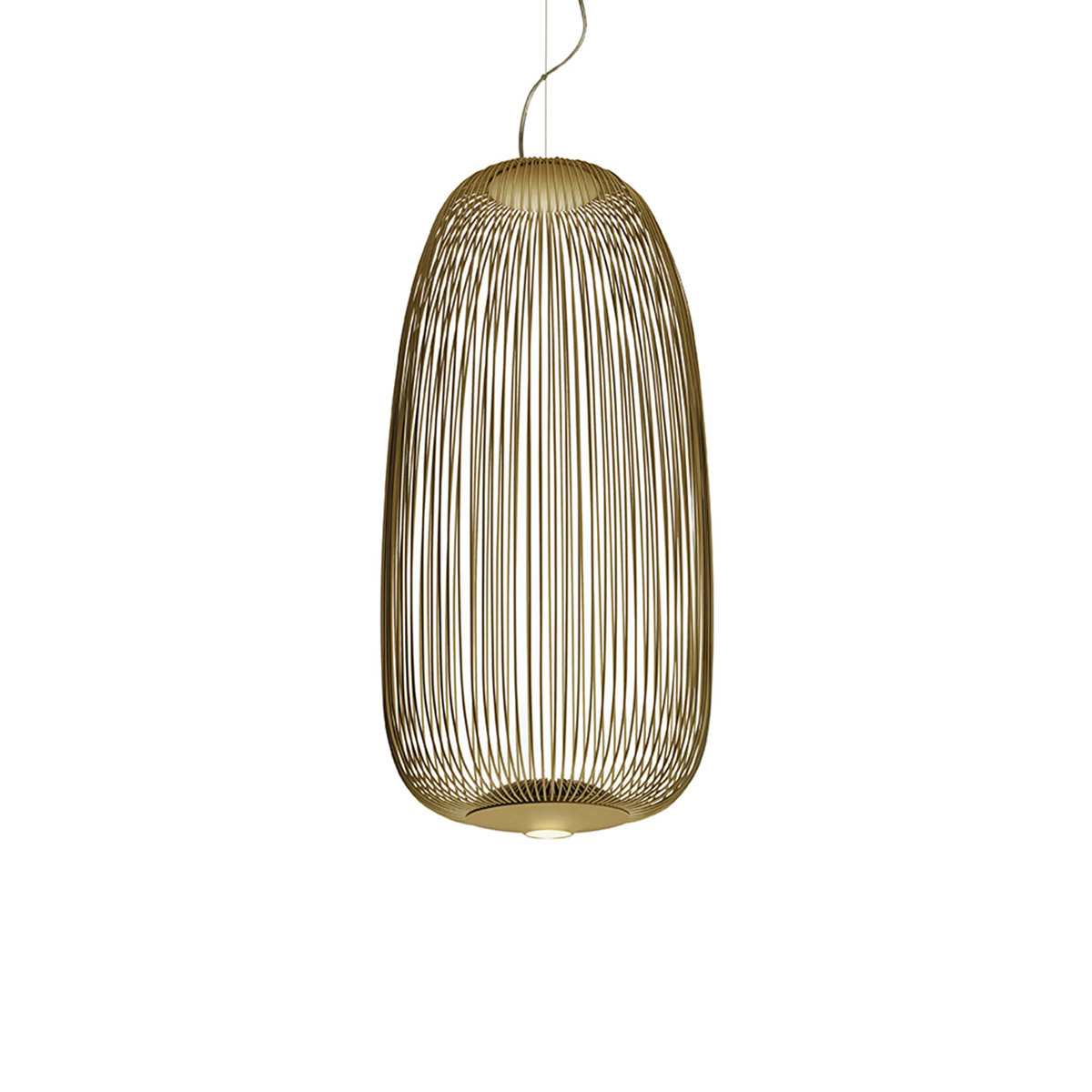 Foscarini Spokes 1 LED Sospensione, oro (Gold)