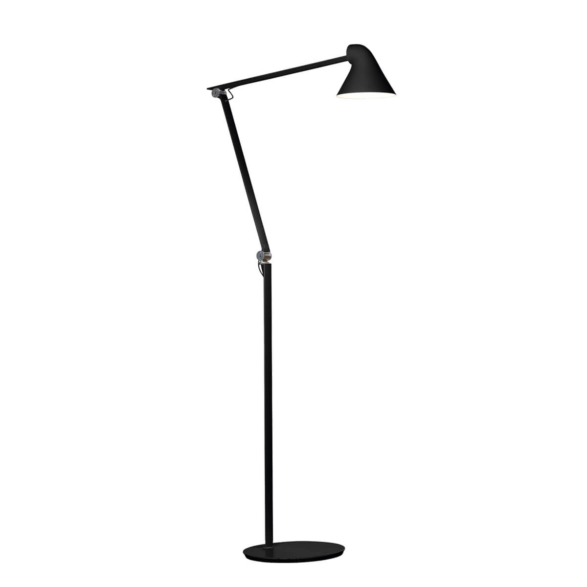 Louis Poulsen NJP LED Stehleuchte, schwarz