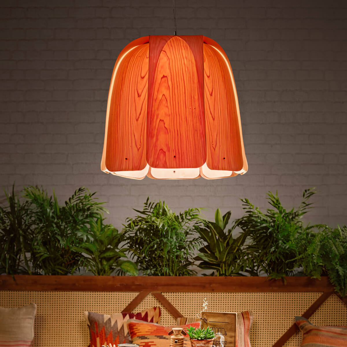 LZF Lamps Domo Pendelleuchte, Kirsche