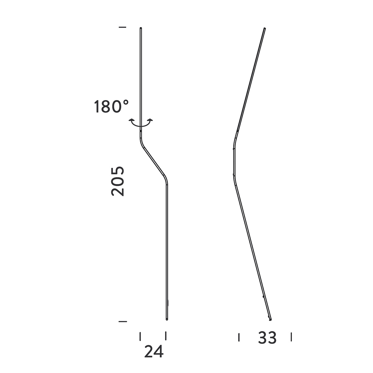 Nemo Neo LED Terra, Maßzeichnung