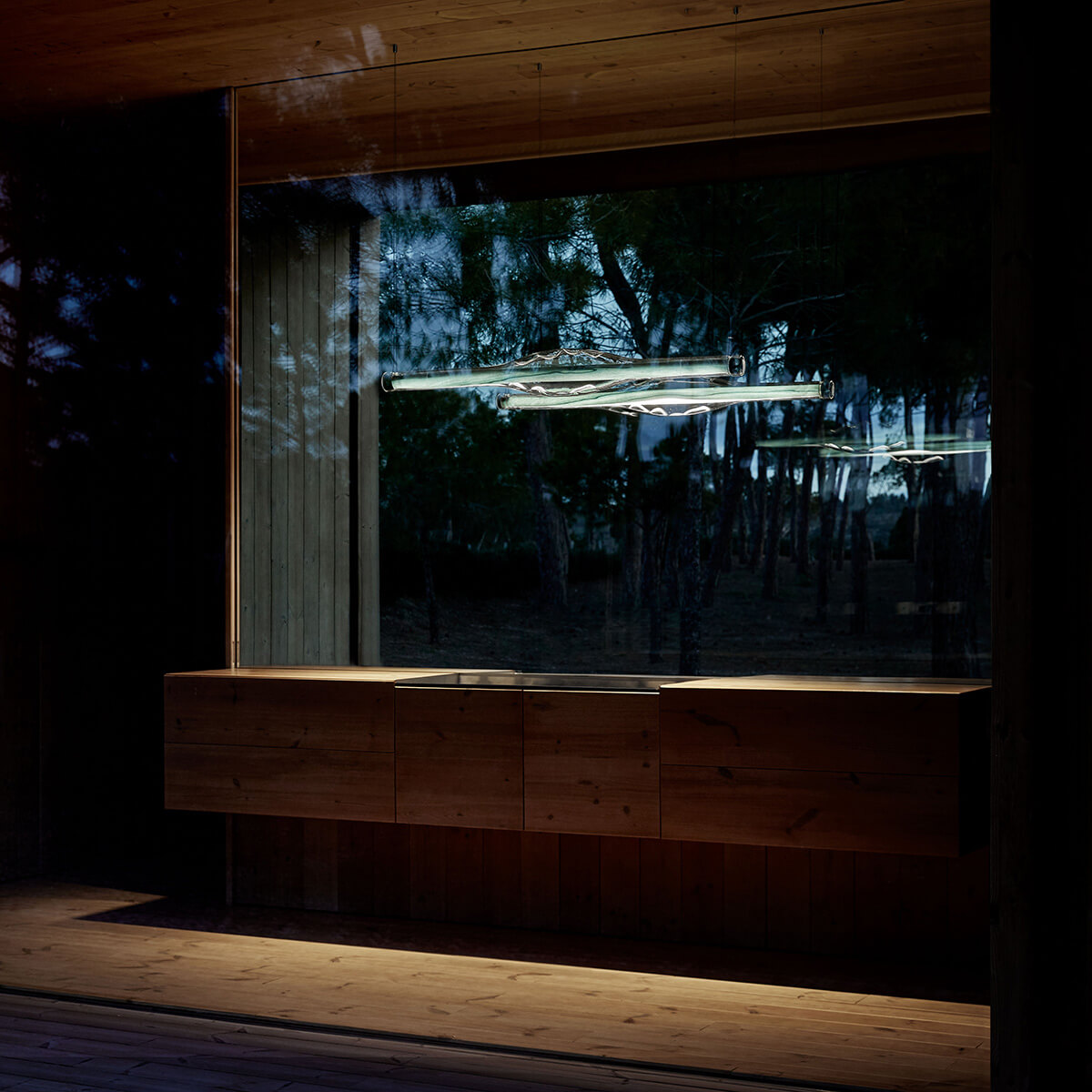 Dune Horizontal LED Pendelleuchte
