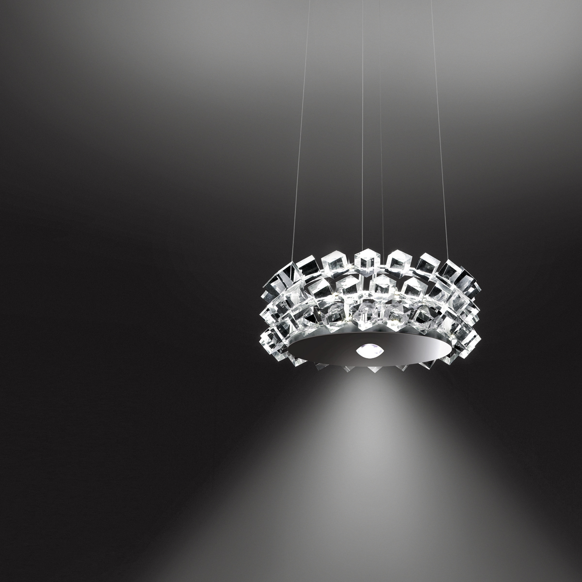 Cini & Nils Collier tre Sospensione, transparent