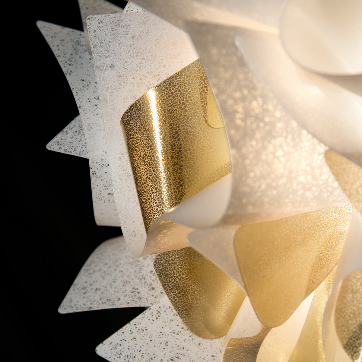 Slamp Veli Aurea Suspension, weiß / Gold