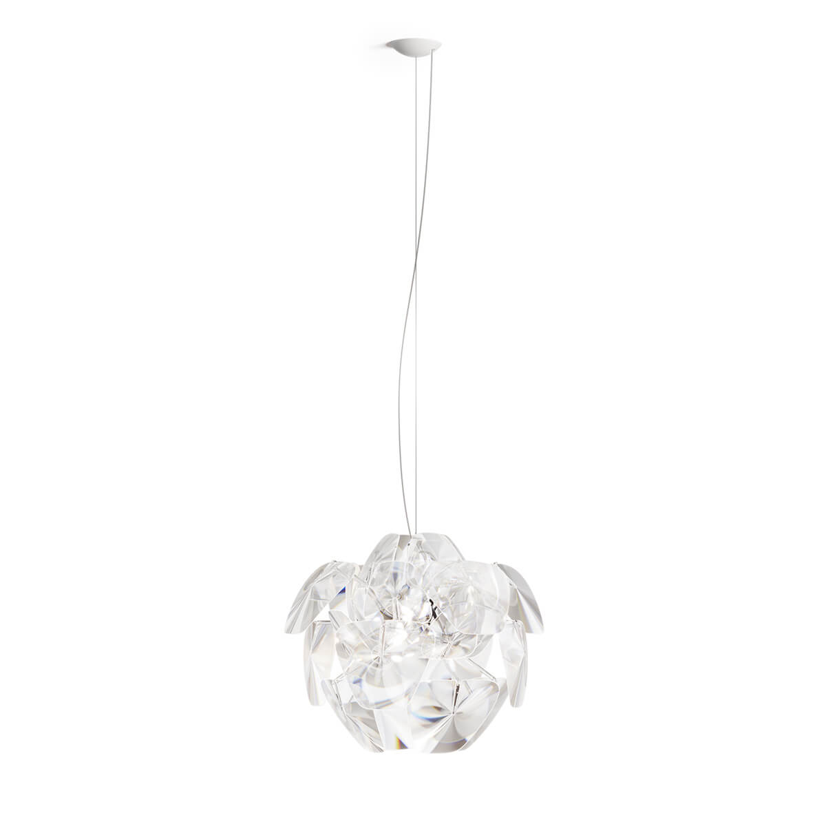 Luceplan Hope Sospensione, Ø: 61 cm, transparent
