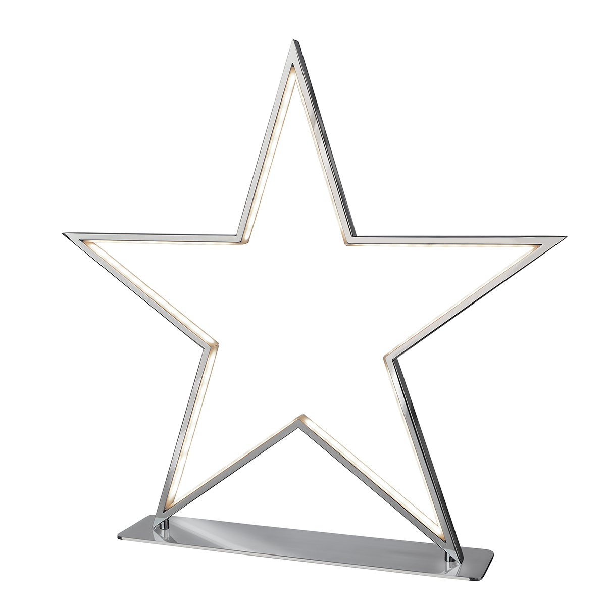 Sompex Lucy LED Tischleuchte, Höhe: 50 cm, Chrom