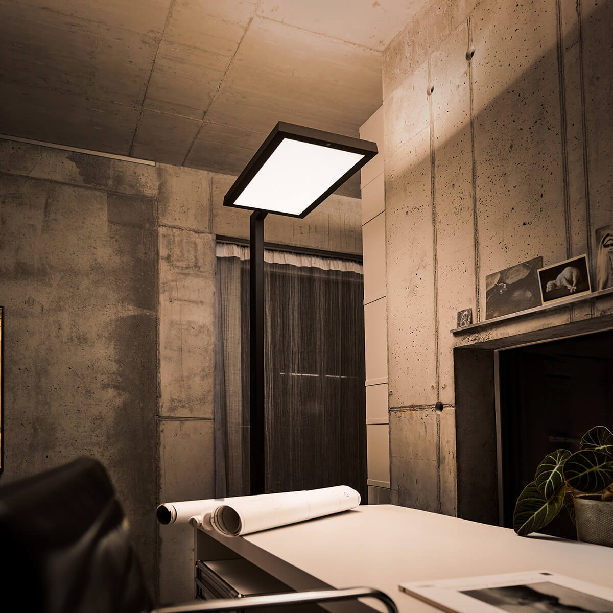 Bob-12 LED Stehleuchte, mit Dimmer