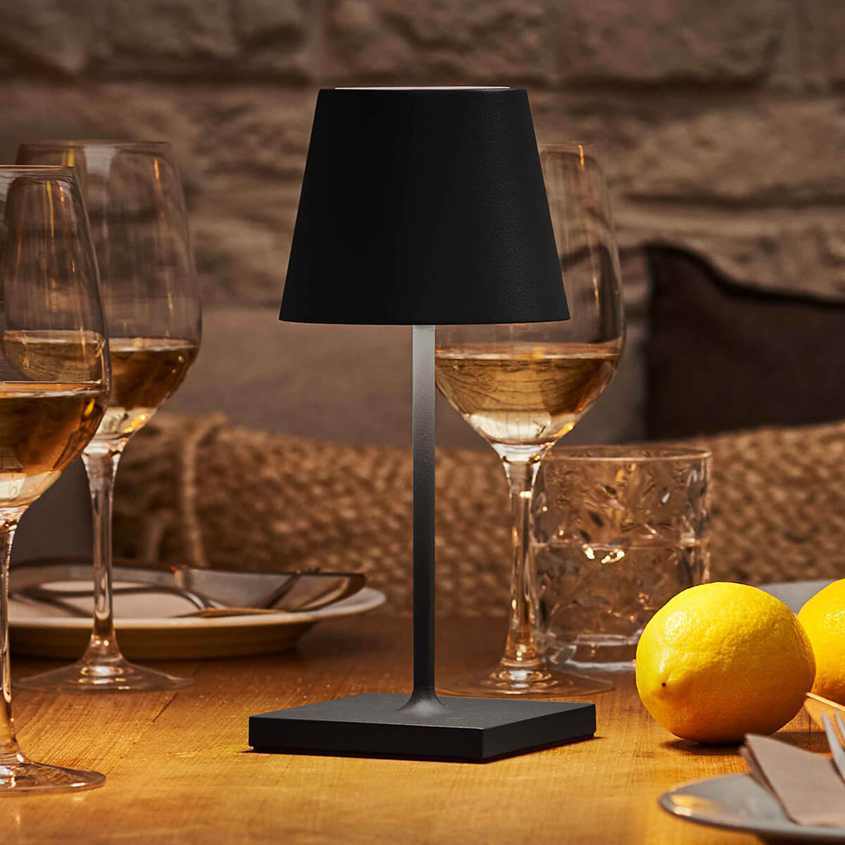 Sigor Nuindie mini LED Akkuleuchte, Flex-Mood, nachtschwarz