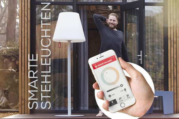 Kategoriebanner smarte Stehleuchten Kategoriebanner smarte Stehleuchten