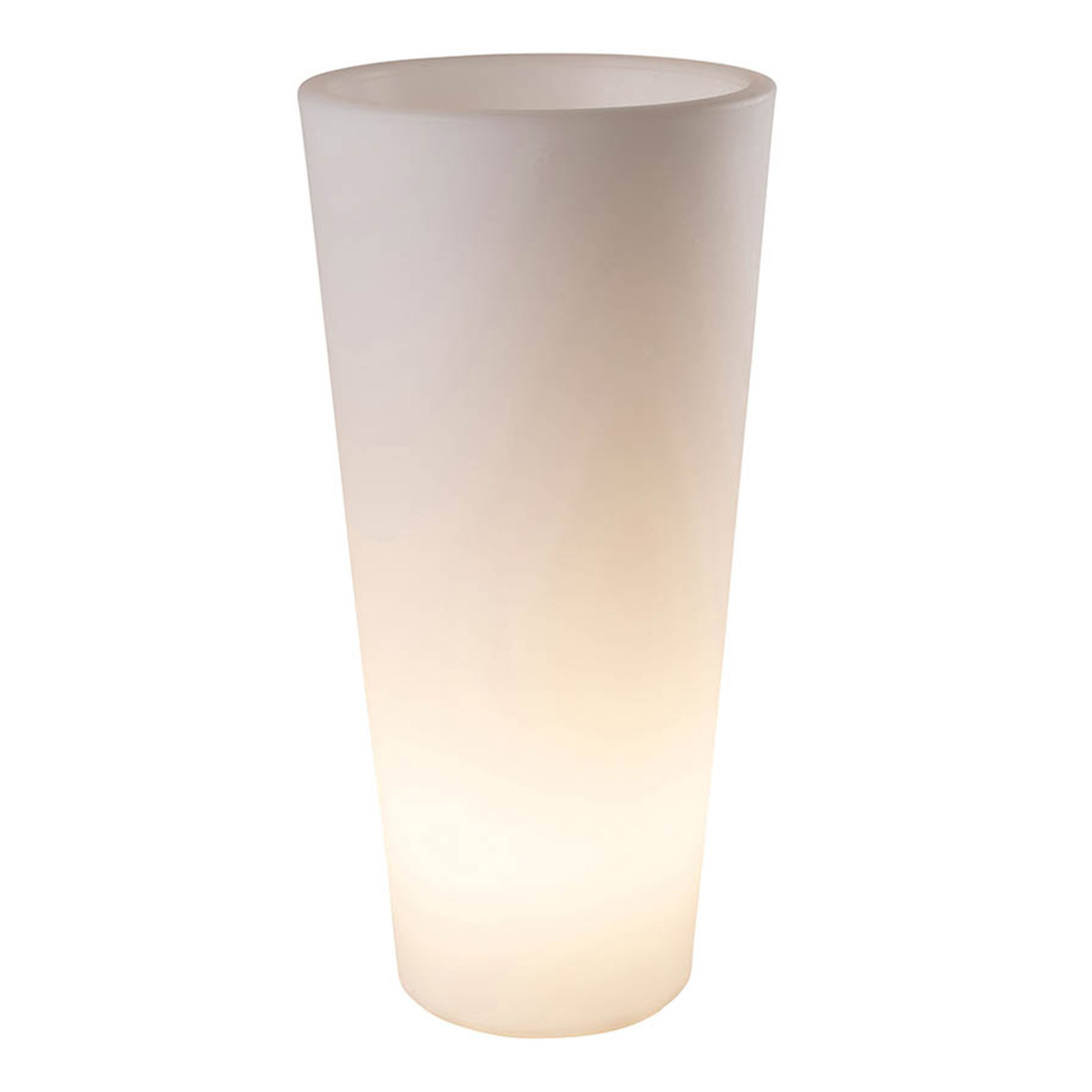 8 seasons Design Shining Classic Pot XL Pflanztopf / Dekoleuchte, weiß